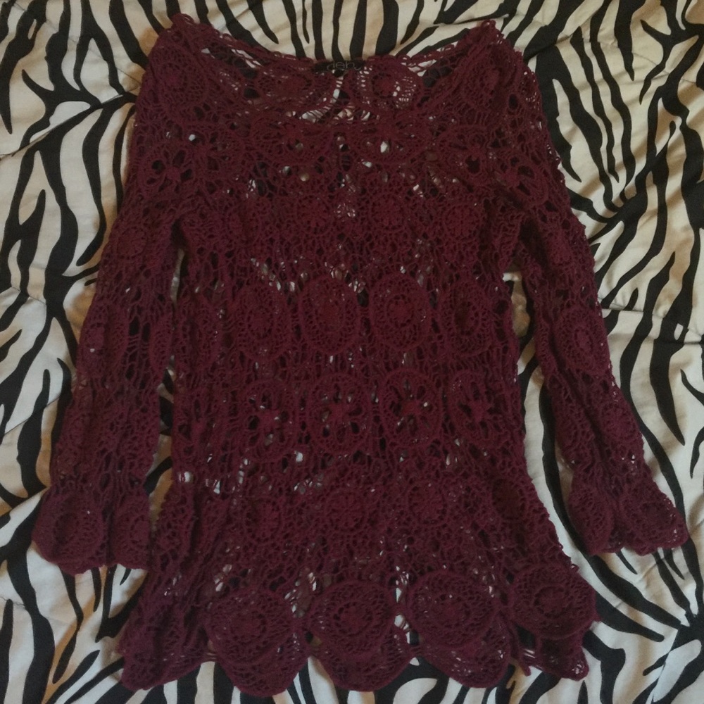 ❤️Grunge Knit See Through Top❤️